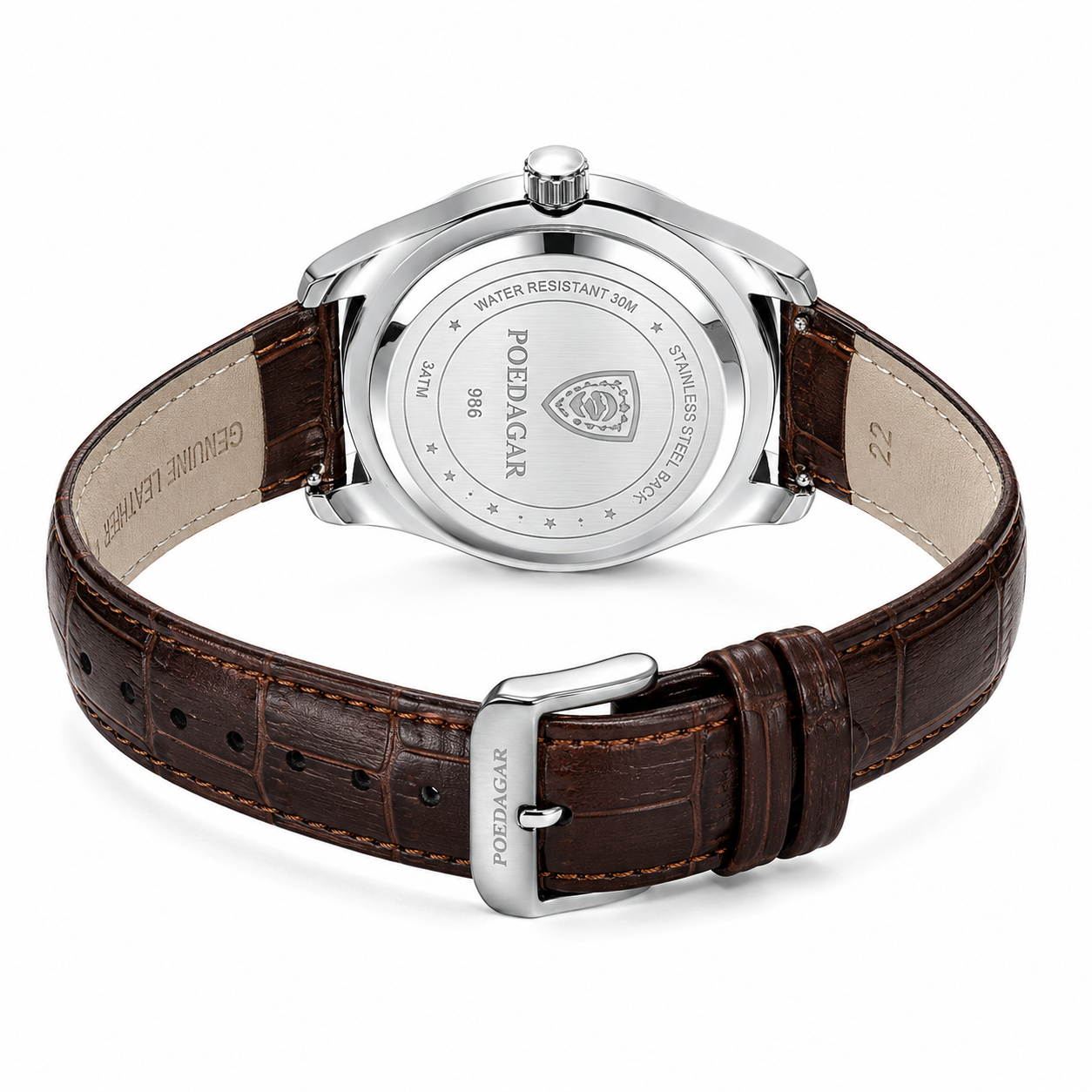 Poedagar Holder® Watch - Leather Case
