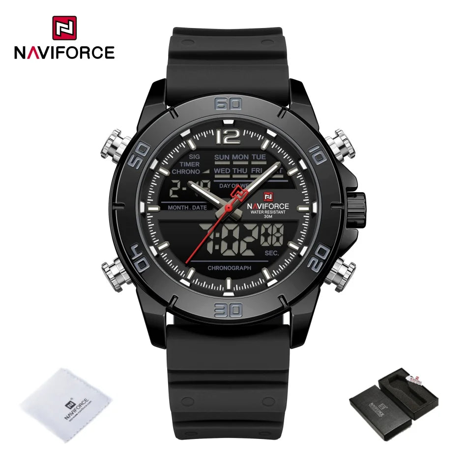 Naviforce Titan Black Sports Watch NF9253T