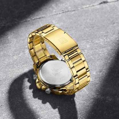 Naviforce Cavalier Gold Watch NF9257