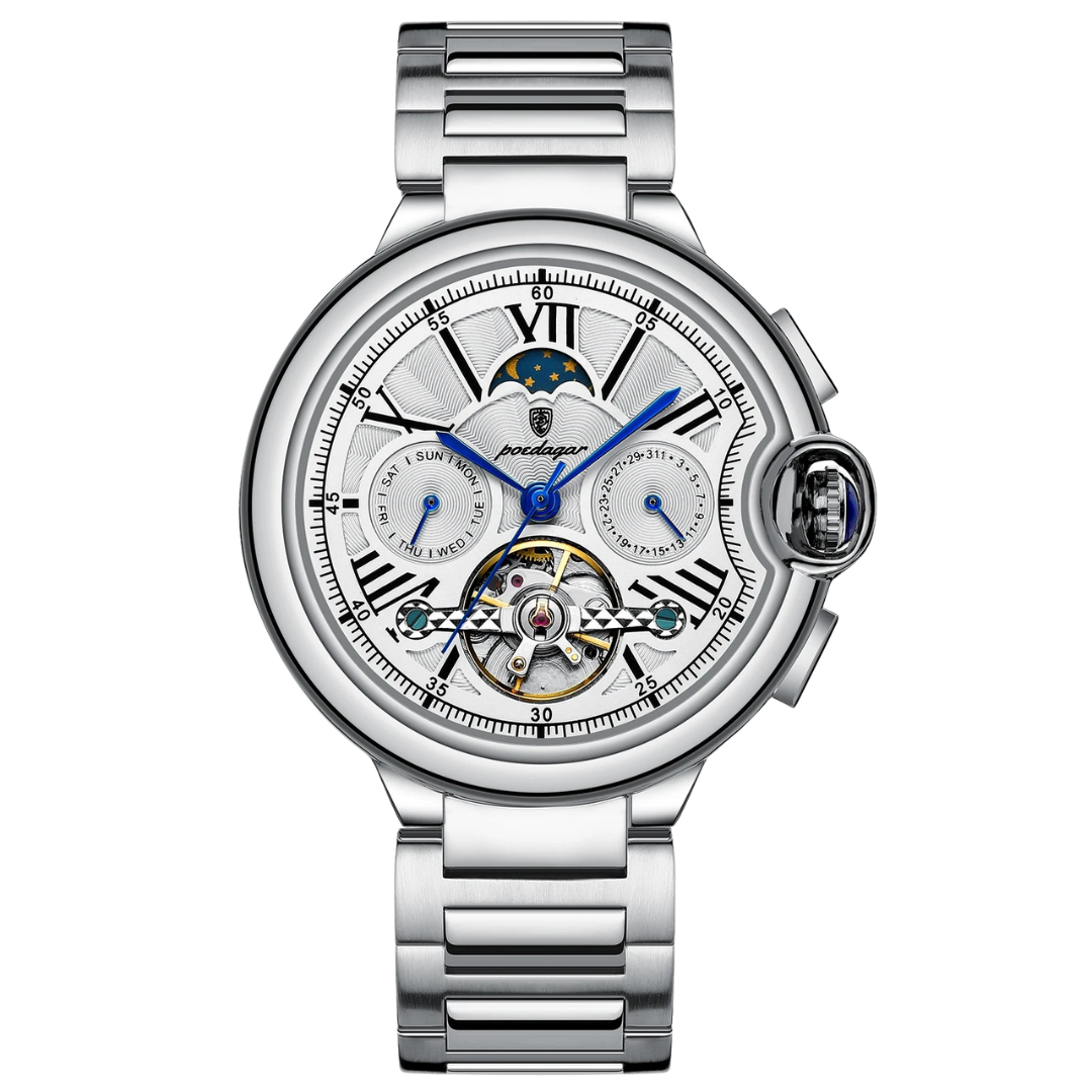Poedagar Olympus® Watch - Skeleton Automatic