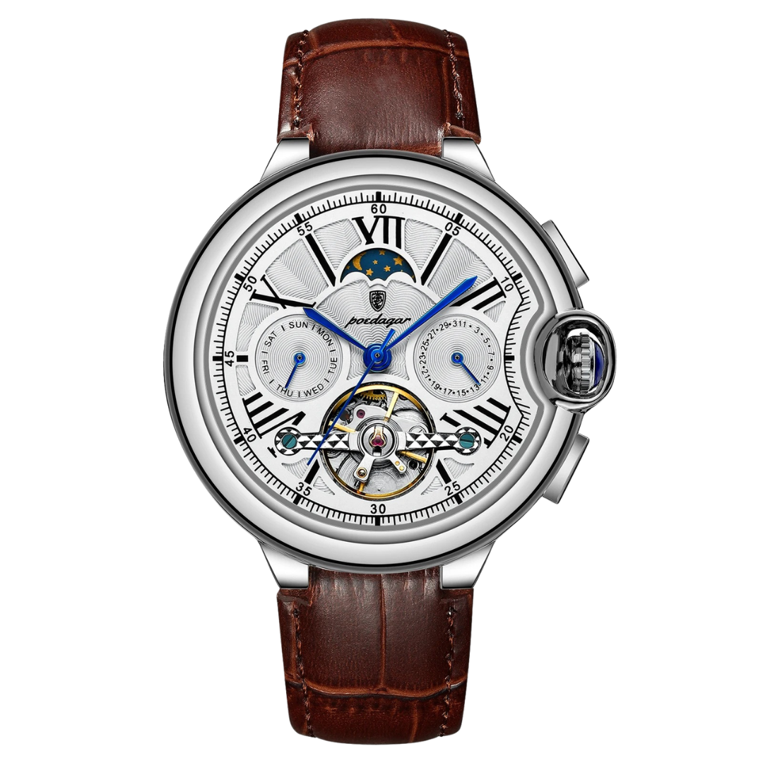 Poedagar Olympus® Watch - Skeleton Automatic