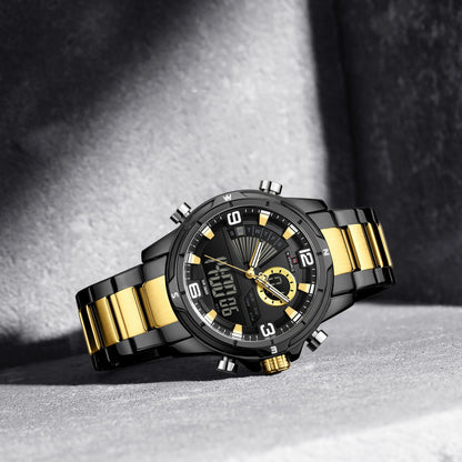 Naviforce Cavalier Gold Watch NF9257
