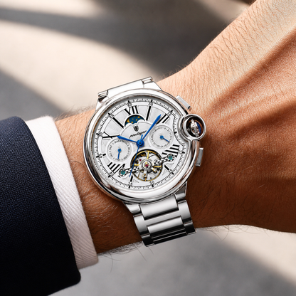 Poedagar Olympus® Watch - Skeleton Automatic