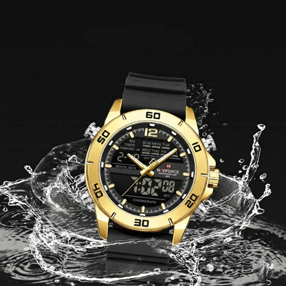 Naviforce Titan Gold Sport Watch NF9253T