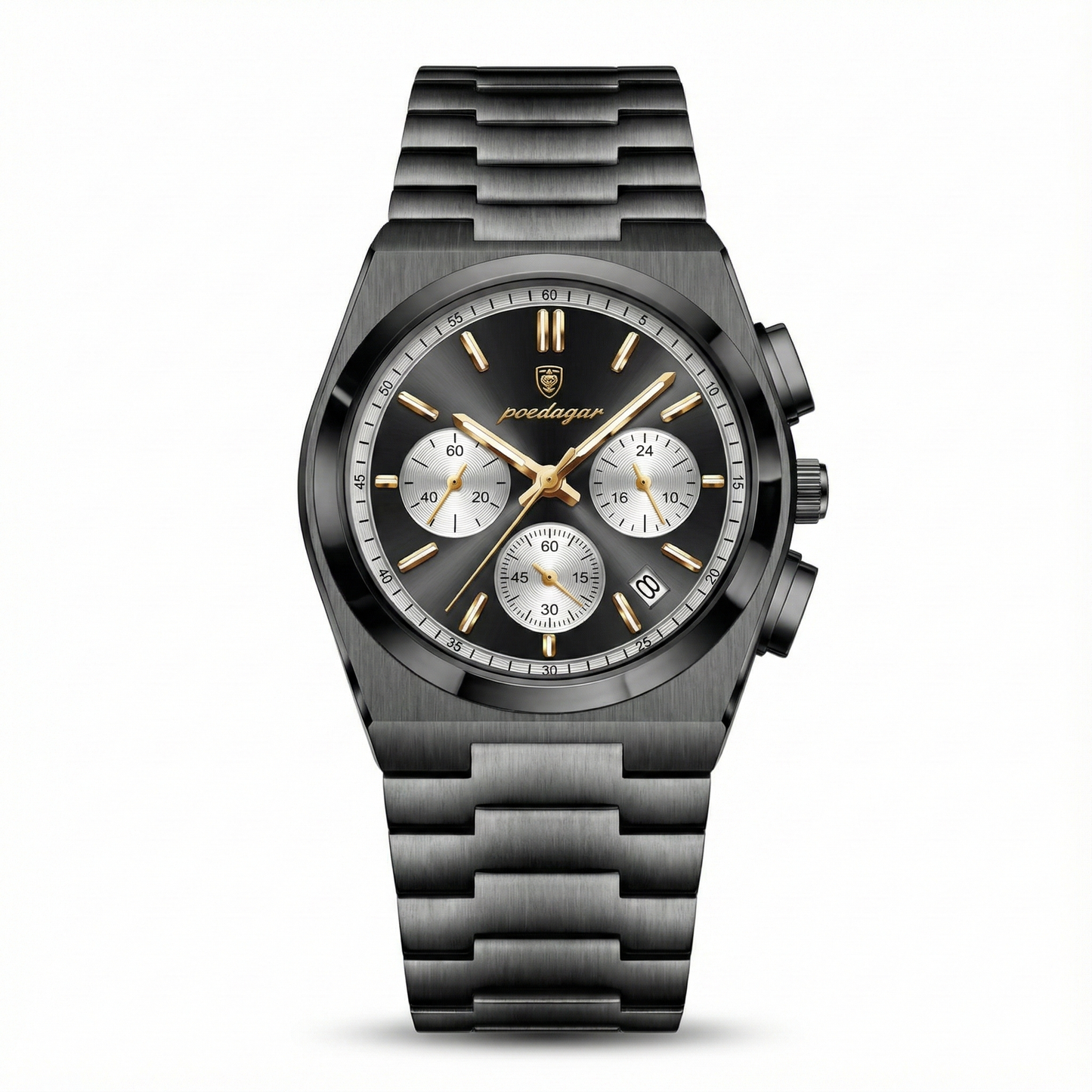 Poedagar Commander All Black® Watch