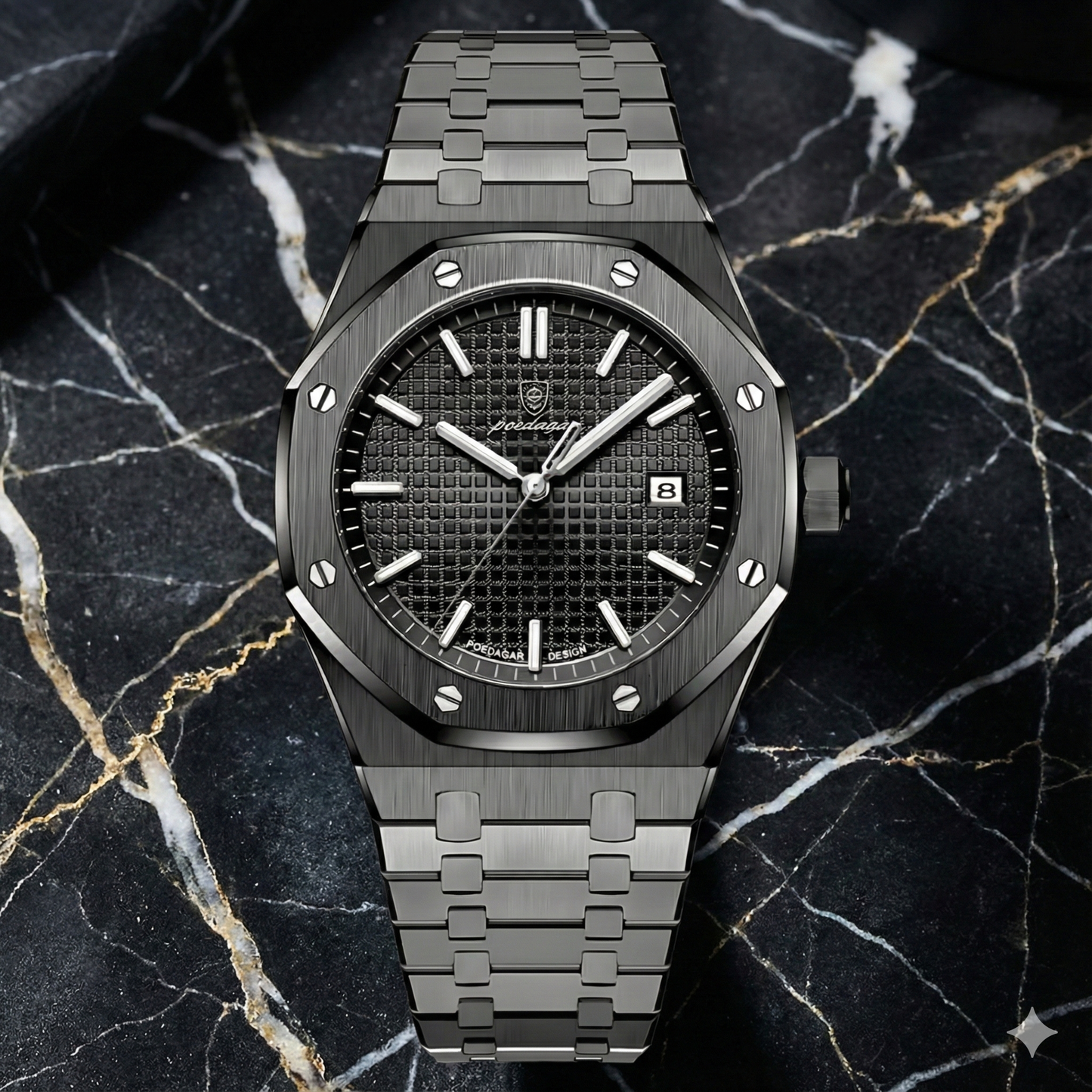 Poedagar RoyalKing All Black® Watch