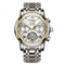 Steel Strap and White Dial