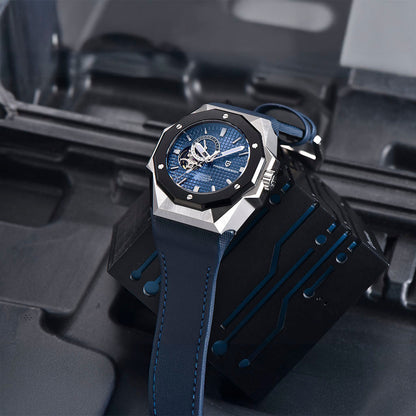 Motif Armored bleu foncé