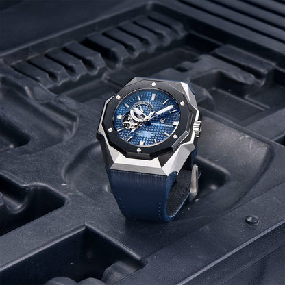 Motif Armored bleu foncé