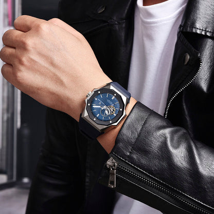 Motif Armored bleu foncé