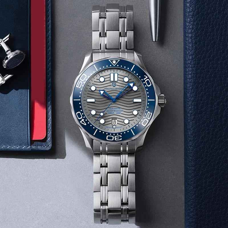 Pagani Design Veracius Blue Steel Bracelet Watch