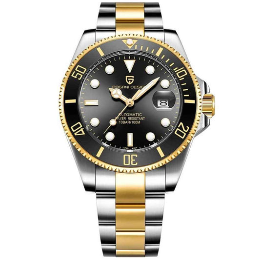 Design Nautilus Zwart Goud