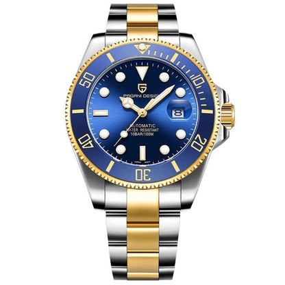 Design Nautilus Blå Guld