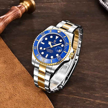 Design Nautilus Blå Guld