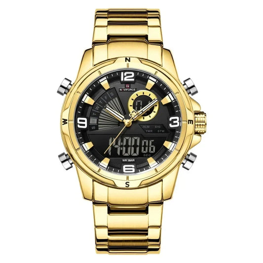 Naviforce Cavalier Gold Watch NF9257