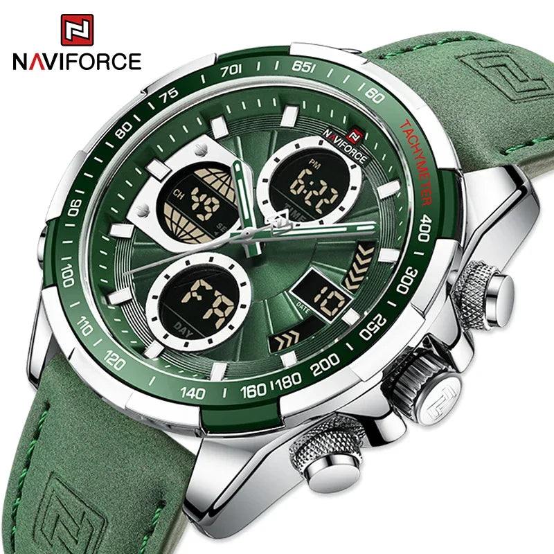 Naviforce Vanguard Green NF9197 Military Sports Watch
