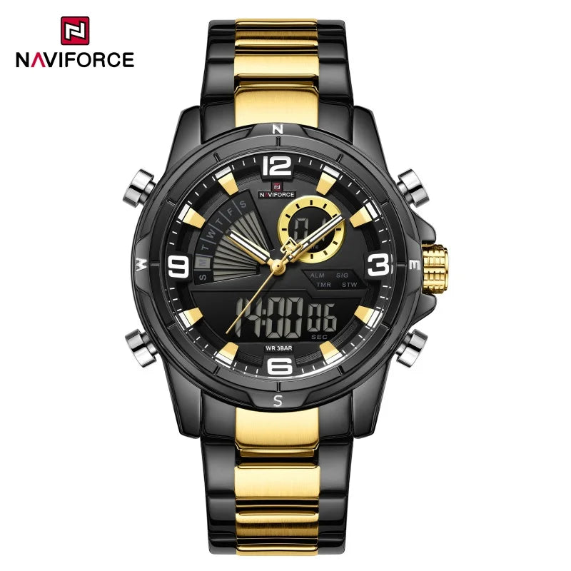 Naviforce Cavalier Gold Watch NF9257