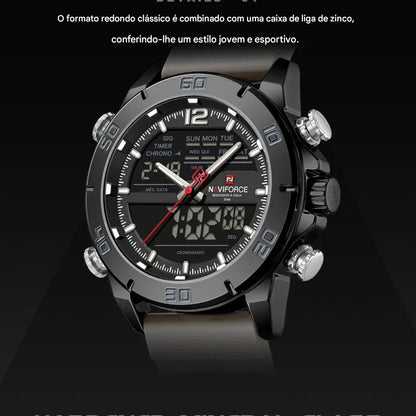 Naviforce Titan Black Sports Watch NF9253T