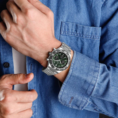 Naviforce Maverick NF8049 Watch - Modern Steel Chronograph