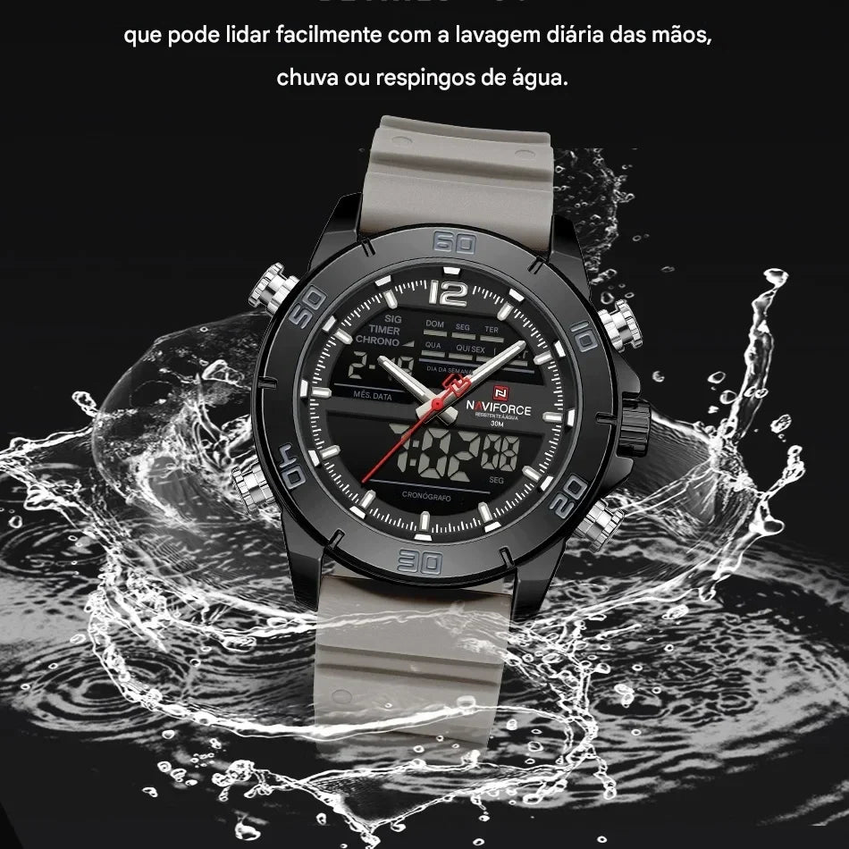 Naviforce Titan Black Sports Watch NF9253T