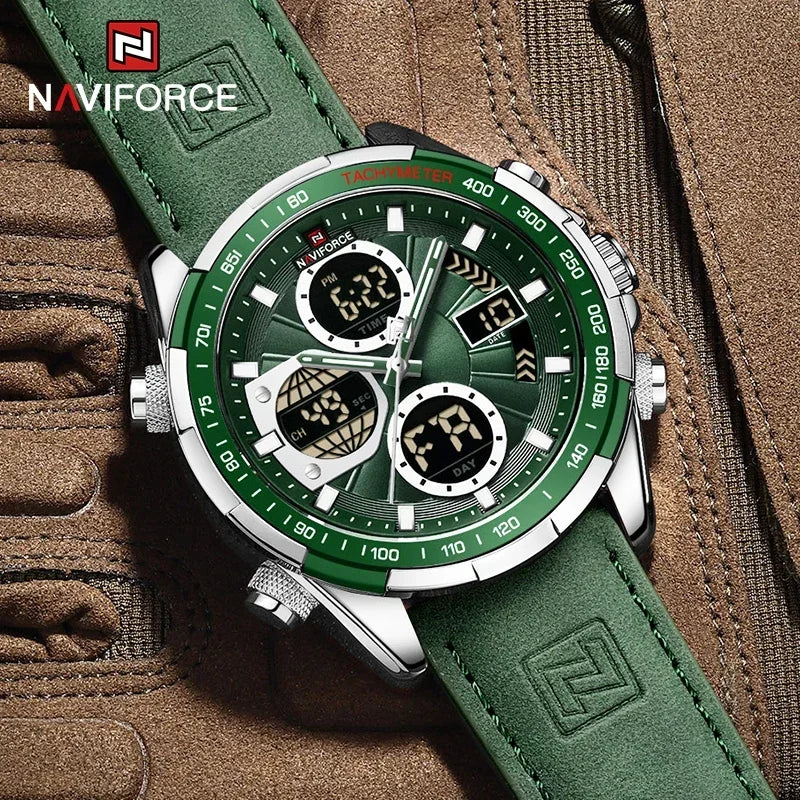 Naviforce Vanguard Green NF9197 Military Sports Watch