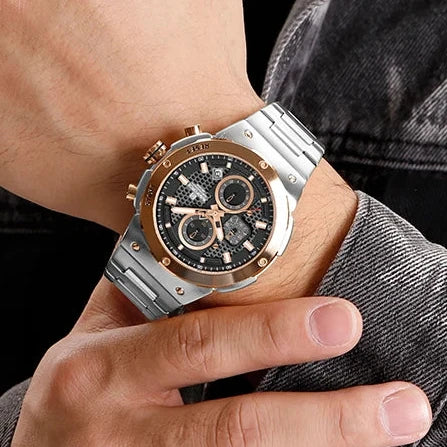 Naviforce Royal NF8072 Watch - Luxury Chronograph Stainless Steel