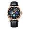 Leather Strap and Black Dial