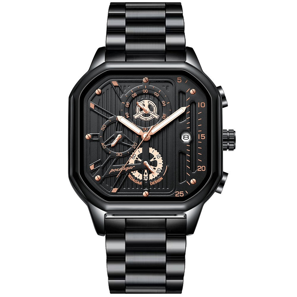 Poedagar Machine All Black® Watch