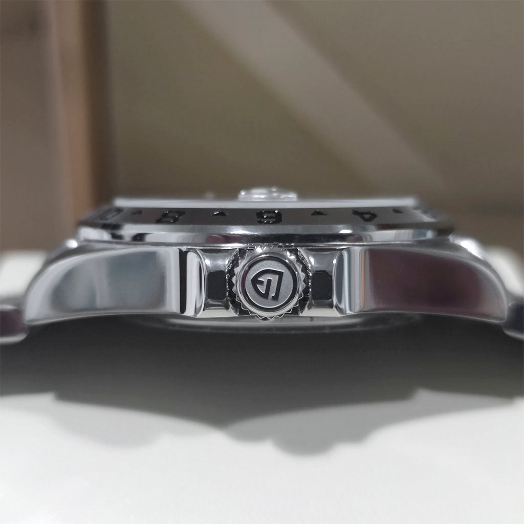 Design Glide sølvhvid