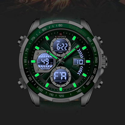 Naviforce Vanguard Green NF9197 Military Sports Watch