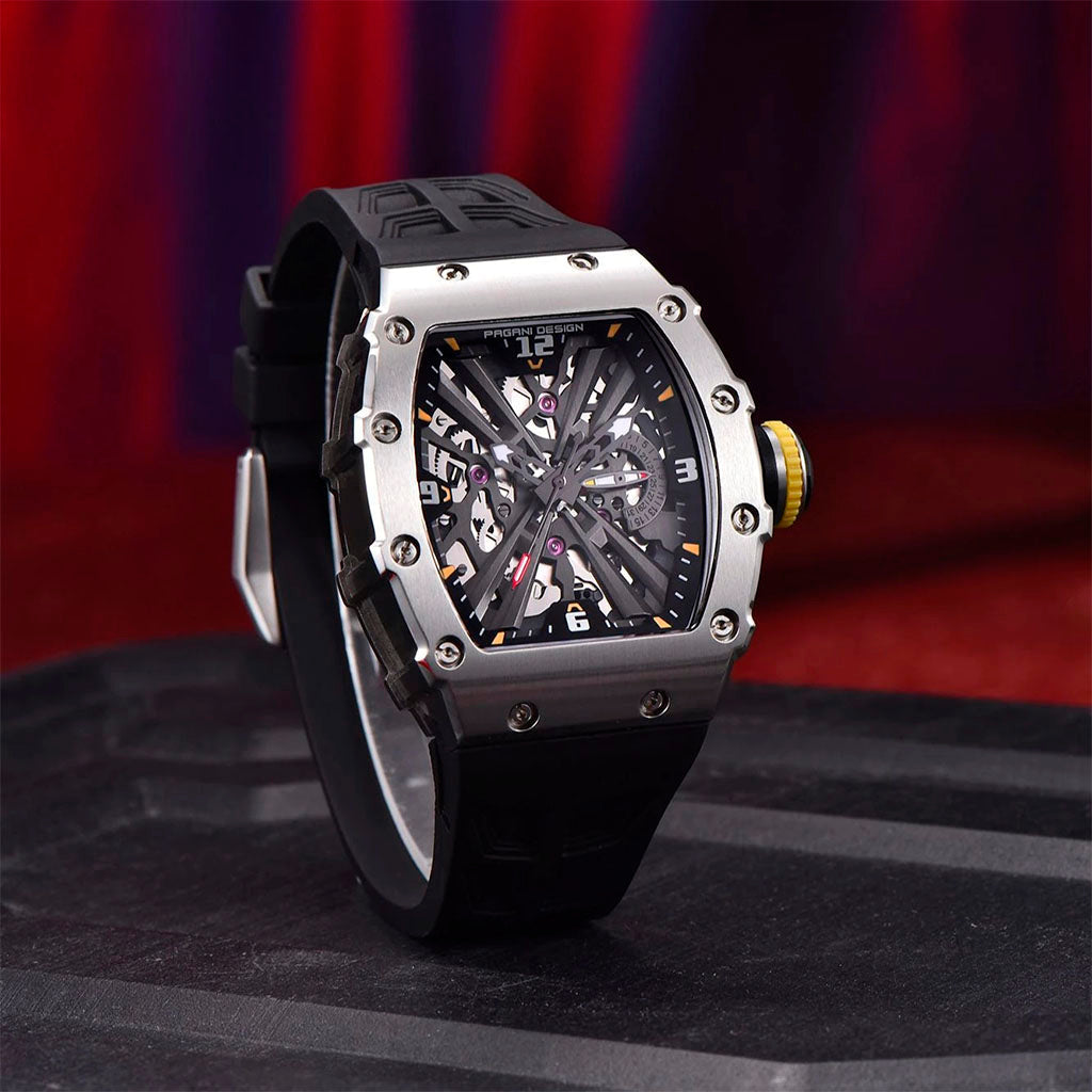 Design Monza Silber Schwarz