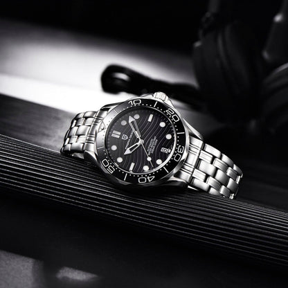 Pagani Design Veracius Black Stainless Steel Watch