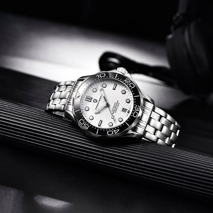 Pagani Design Veracius White Steel Bracelet Watch