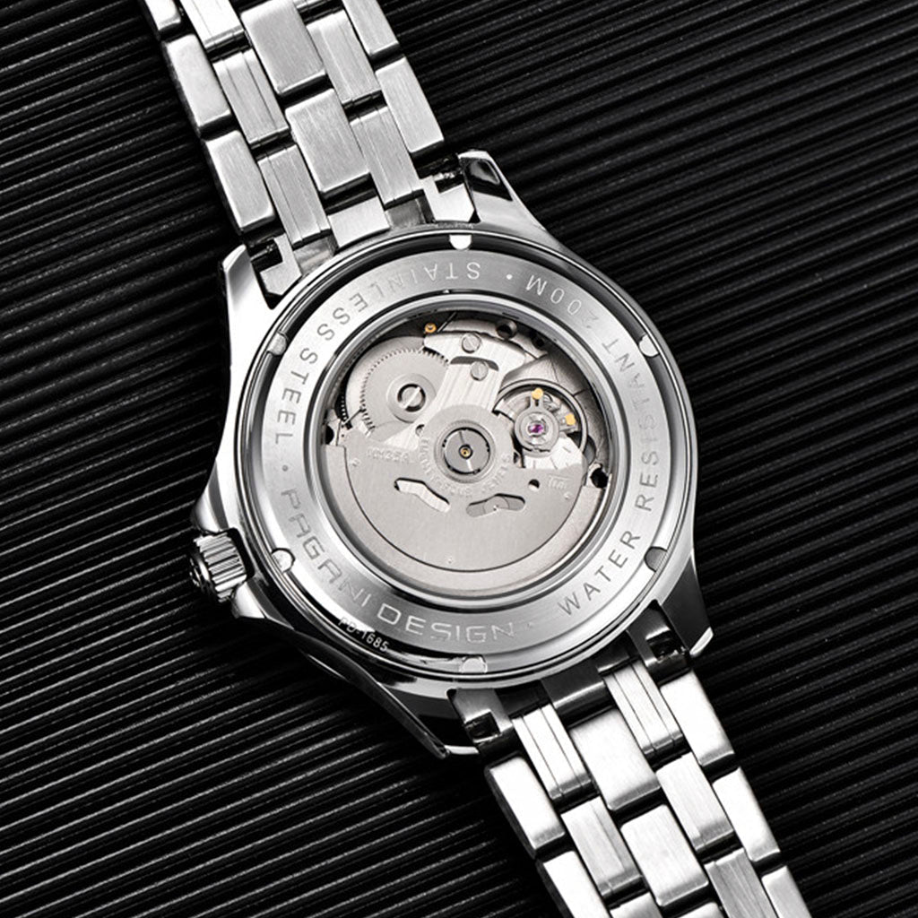 Pagani Design Veracius Black Stainless Steel Watch