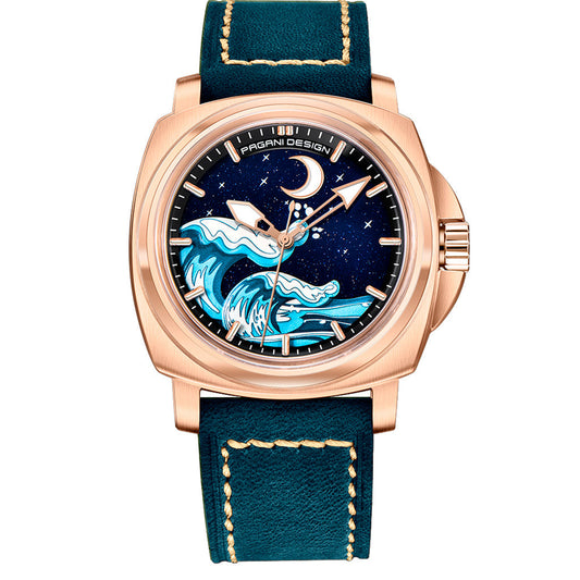 Design Wave or bleu