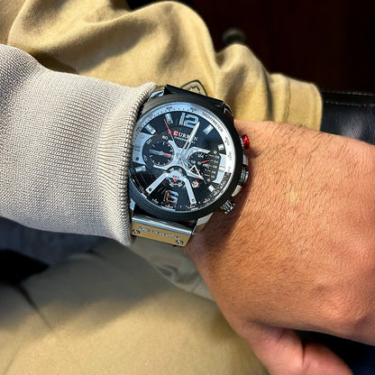 Curren Magnus White Men's Watch