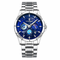Steel Strap and Blue Dial