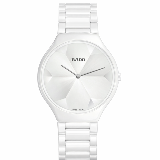 Rado White Thinline X Great Gardens Of The World True Men's Watch