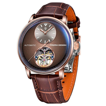 Wzór Tourbillon złoty brązowy
