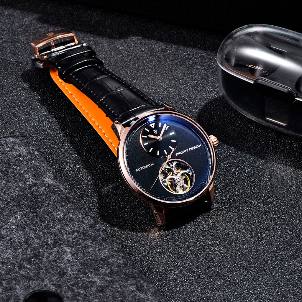 Diseño Tourbillon Oro Negro