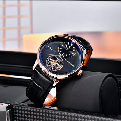 Diseño Tourbillon Oro Negro