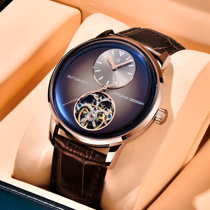 Wzór Tourbillon złoty brązowy
