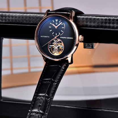 Diseño Tourbillon Oro Negro